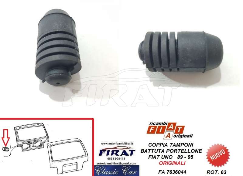 GOMMINI BATTUTA PORTELLONE FIAT UNO 89-95 (7636044)
